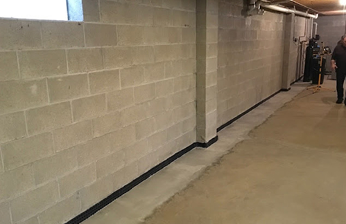 Waterproofing for basement in Gray