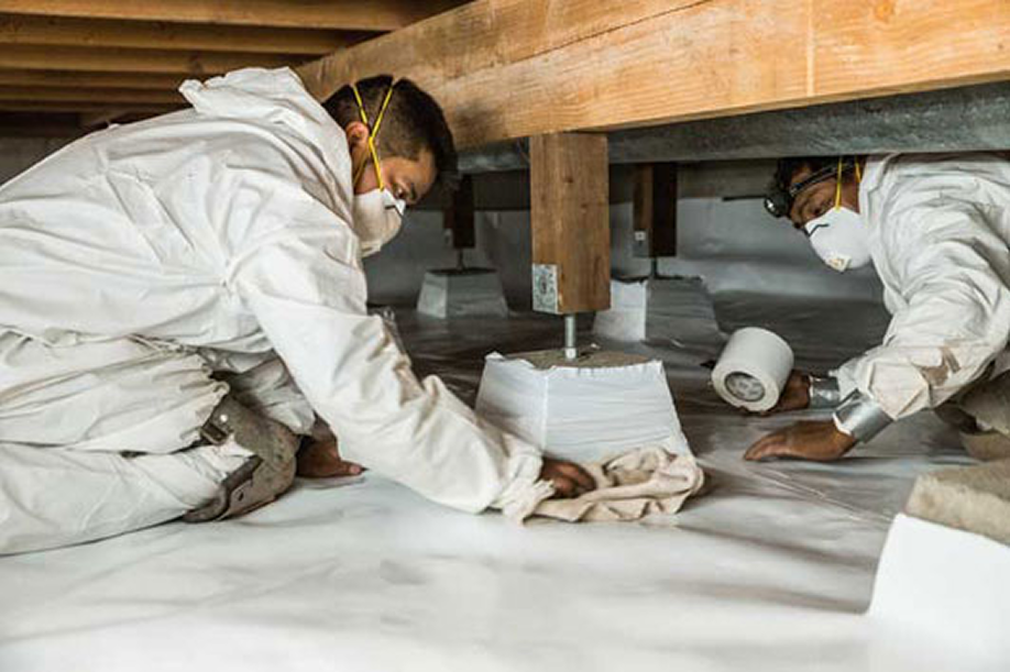 Experts encapsulating crawl space